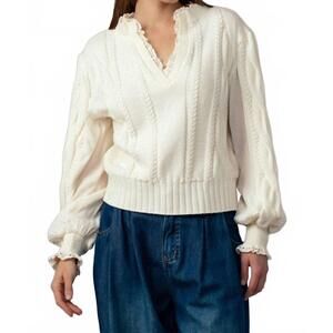 NEW FASHION WEEK the sweetwater knit top in ivory